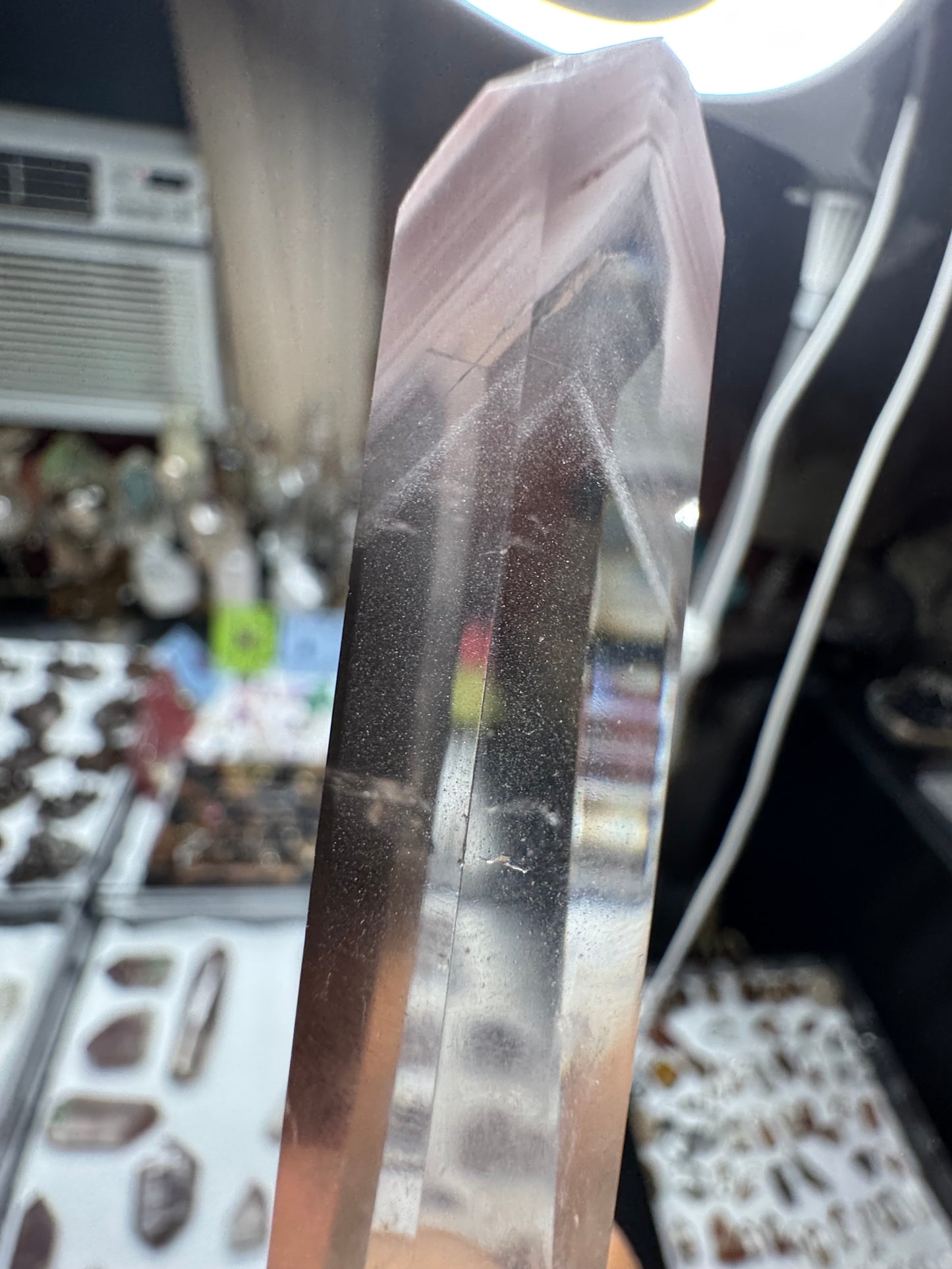 AAA+ Pink Lithium Lemurian Quartz Tower