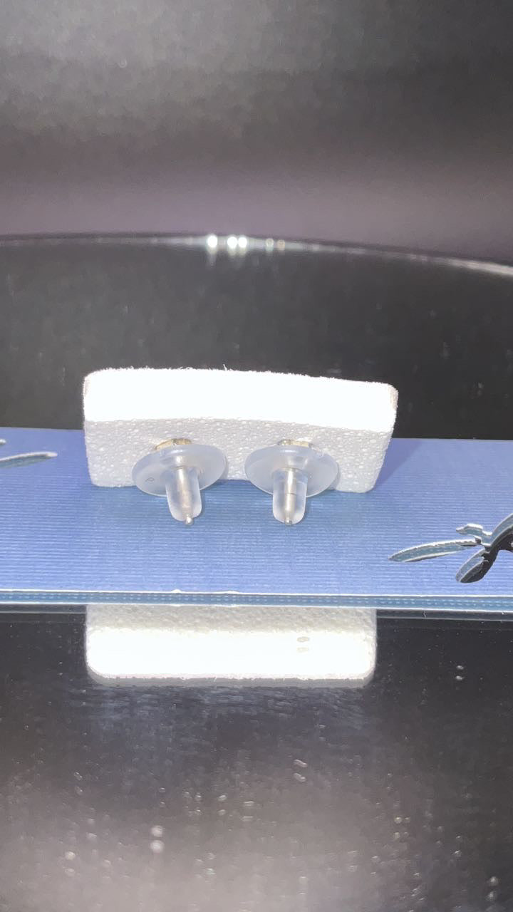 Butterfly Tricolor Tourmaline Earrings 950 Silver