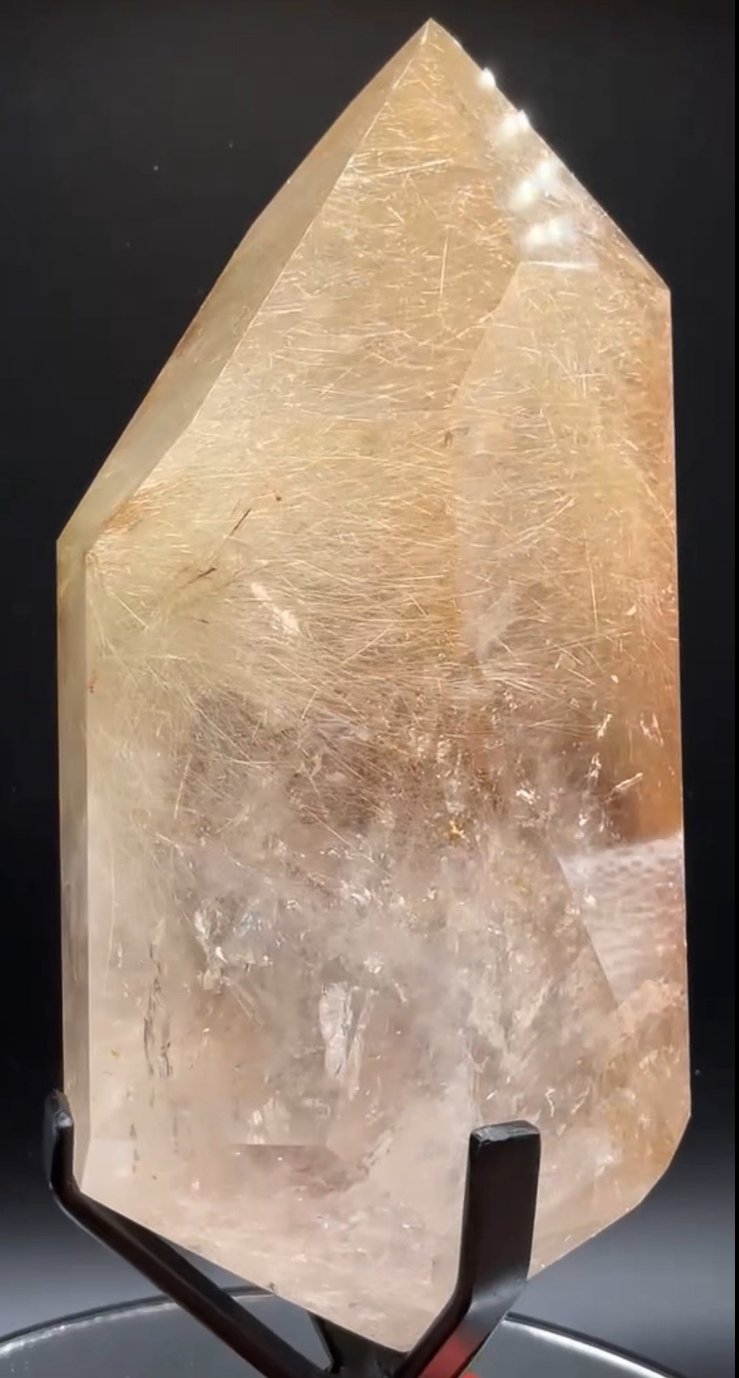 High Quality Collector Colorful Rutile Double Terminated Point