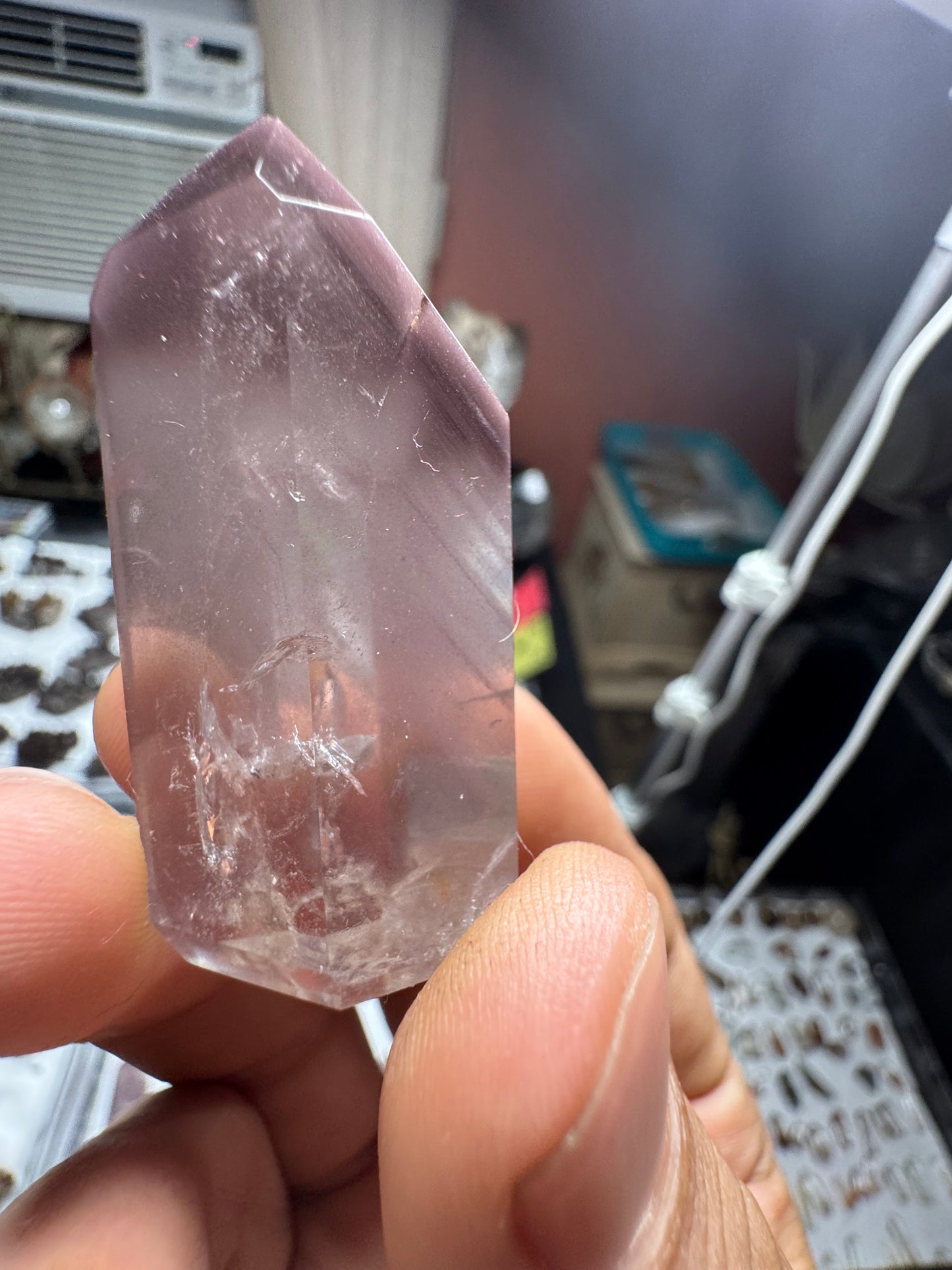 AAA+ Saturated Pink Lithium Quartz Tower