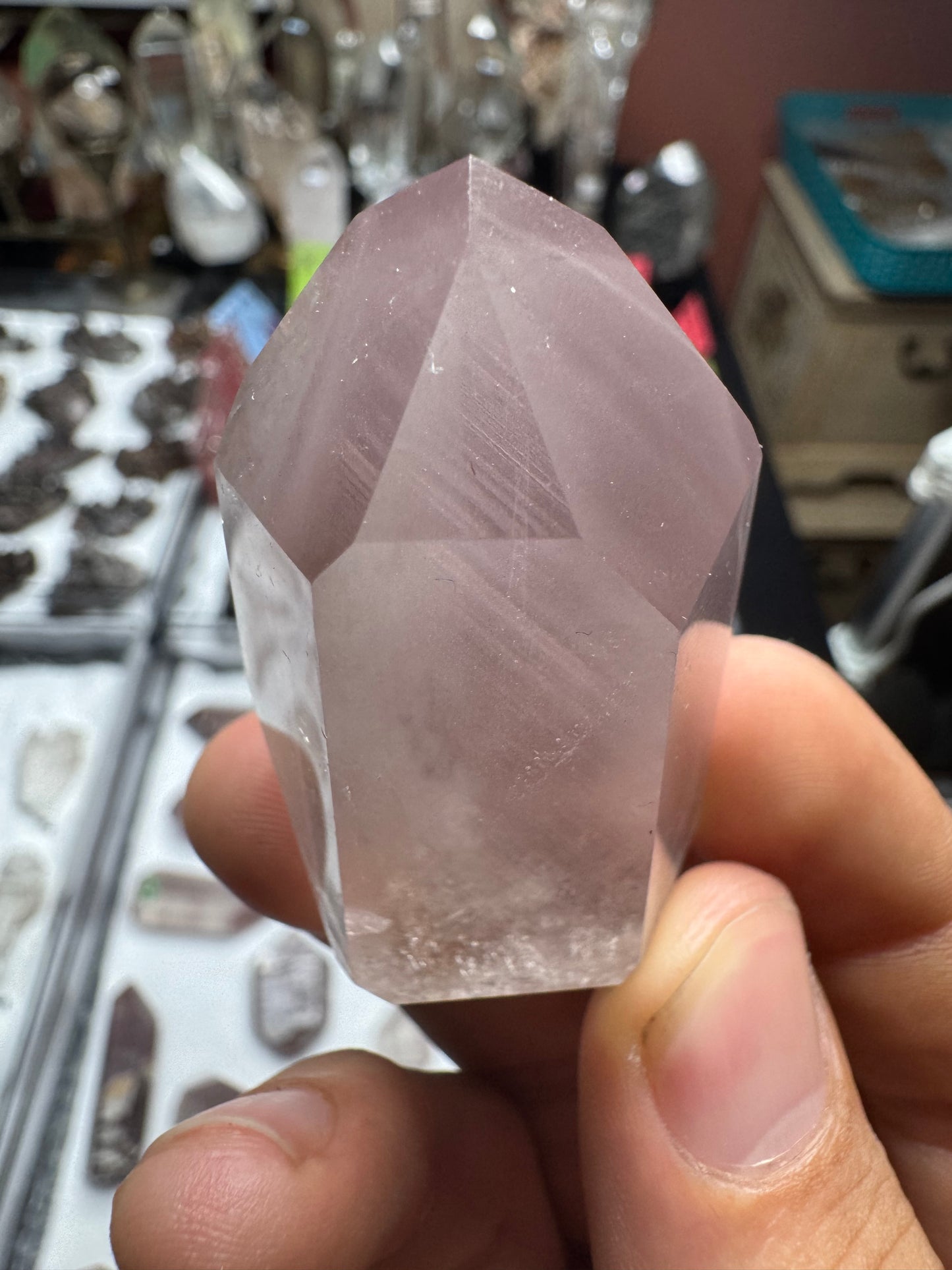 AAA+ Pink Lithium Quartz Tower