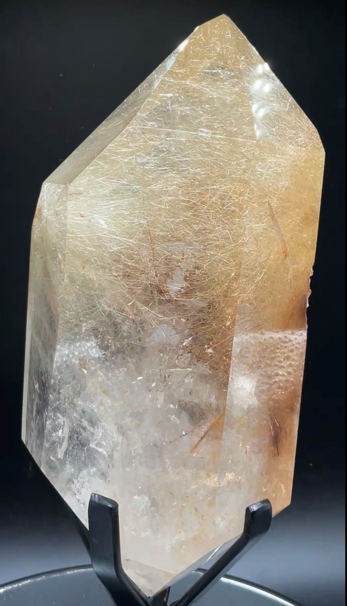 High Quality Collector Colorful Rutile Double Terminated Point