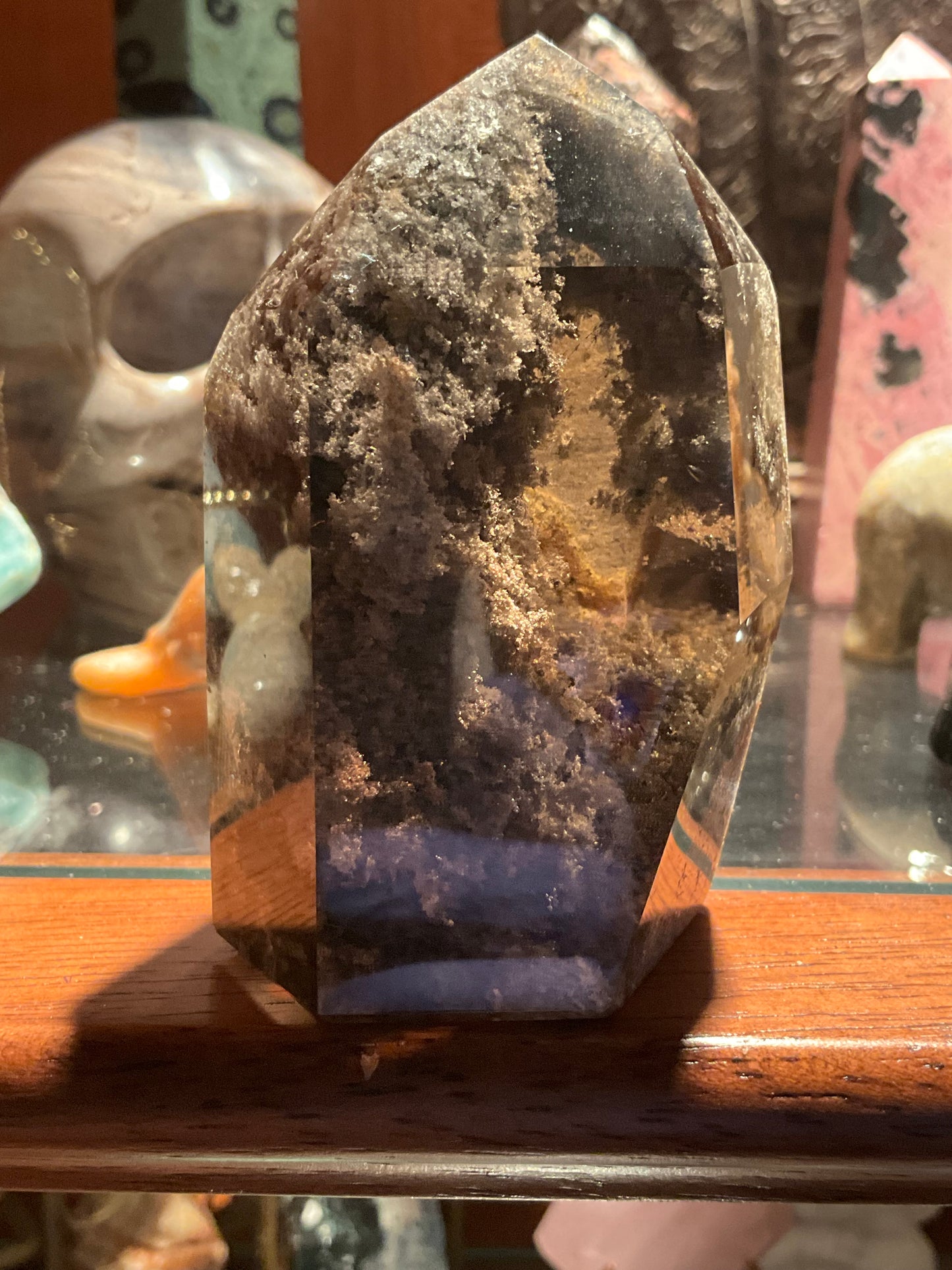 Smoky Garden Quartz With Rainbows From Brazil