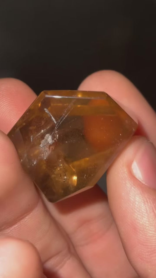 AAA Citrine Smokey Lemurian With Phantoms
