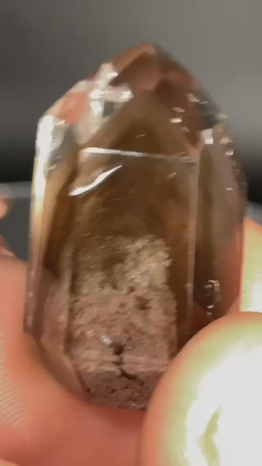 AAA Brown Chlorite Phantom With Lodalite
