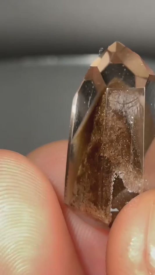 AAA Brown Phantom Chlorite With Lodalite