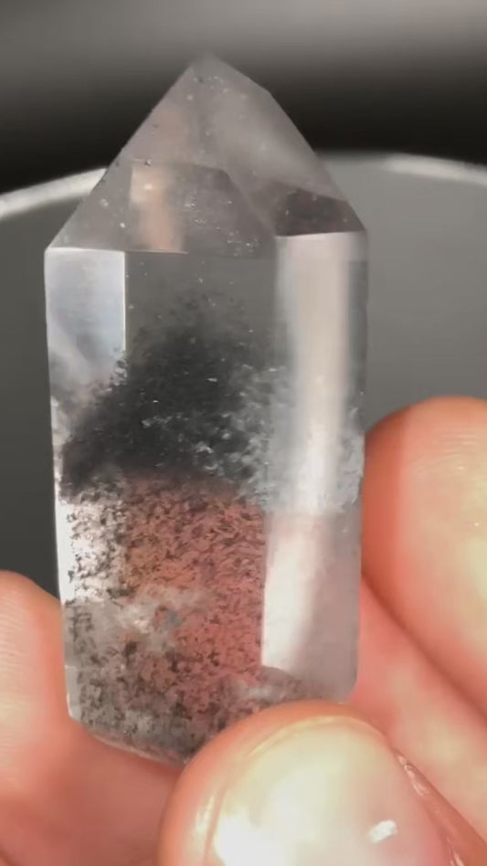 AAA Saturated Black Phantom Lemurian