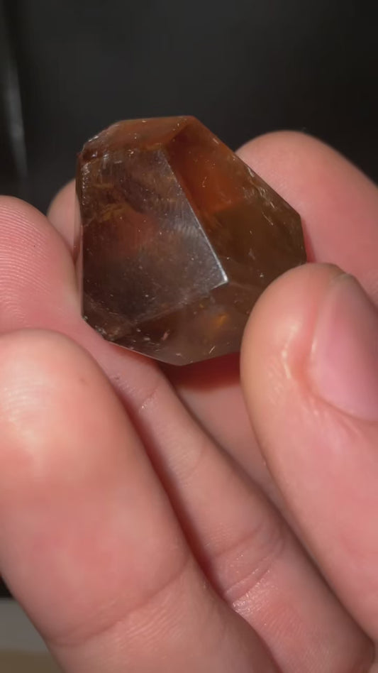 AAA Smokey Citrine Lemurian With Phantoms