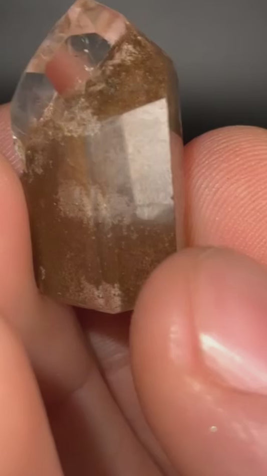 AAA Brown Chlorite Phantom With Lodalite & Manifestation