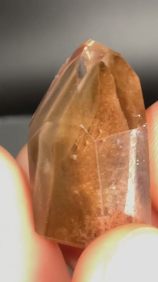 AAA Brown Phantom Chlorite With Lodalite