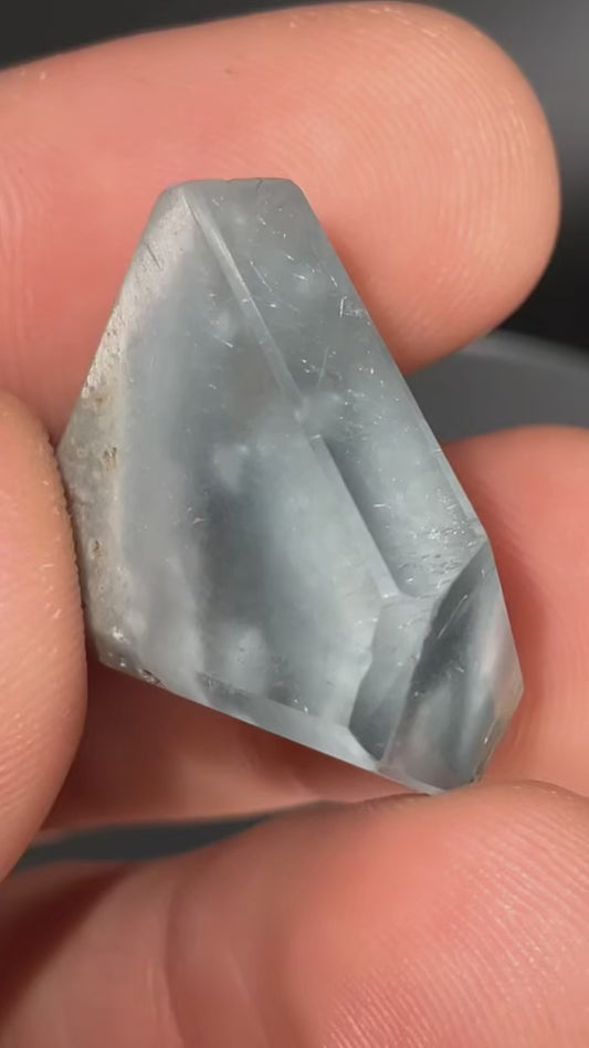 AAA Blue Cotton Amphibole In Quartz