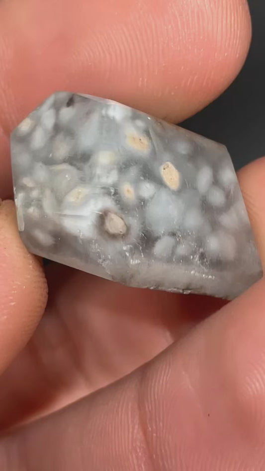 AAA Cotton Ball Amphibole In Quartz