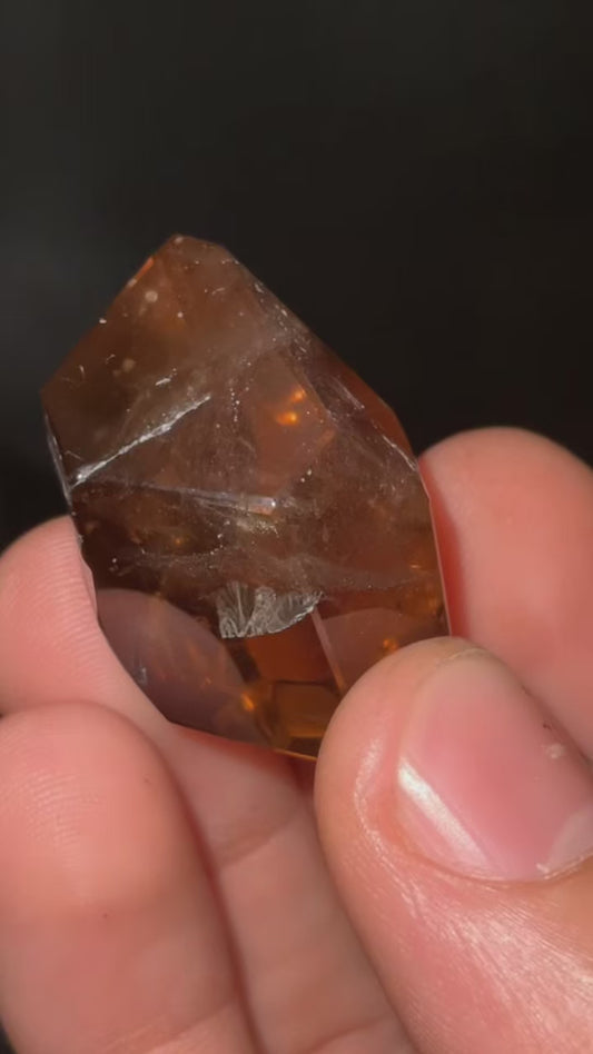 AAA Smokey Citrine Lemurian With Phantoms