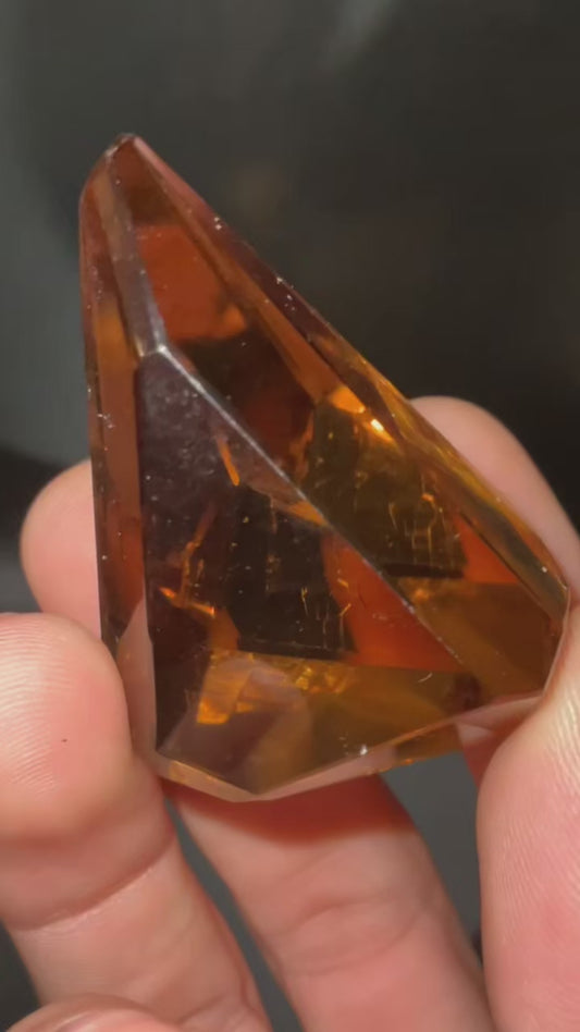 AAA Citrine Smokey Lemurian With AAA Phantom