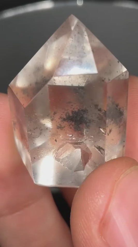 AAA Black Phantom Smoky Lemurian With Manifestation