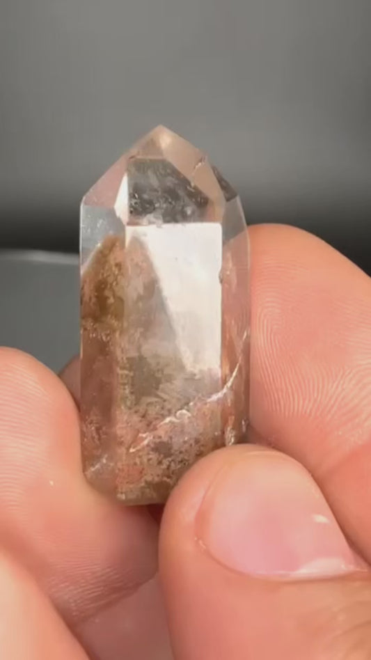 AAA Brown Chlorite Phantom With Lodalite & Manifestation